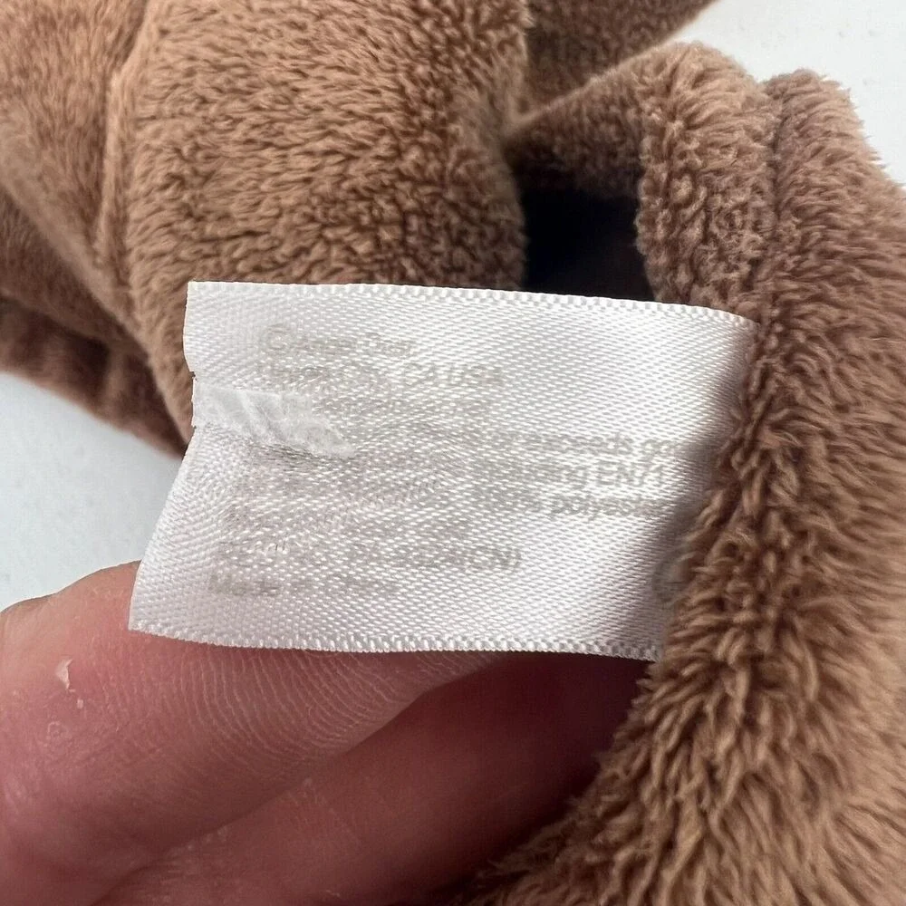 Angel‎ Dear Lovey Baby Security Blanket Plush Brown Tan Monkey Embroidered Face